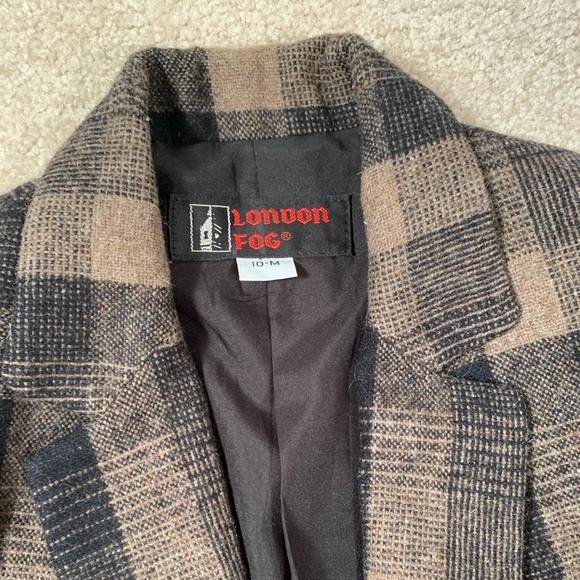London Fog Plaid Blazer - Picture 3 of 12